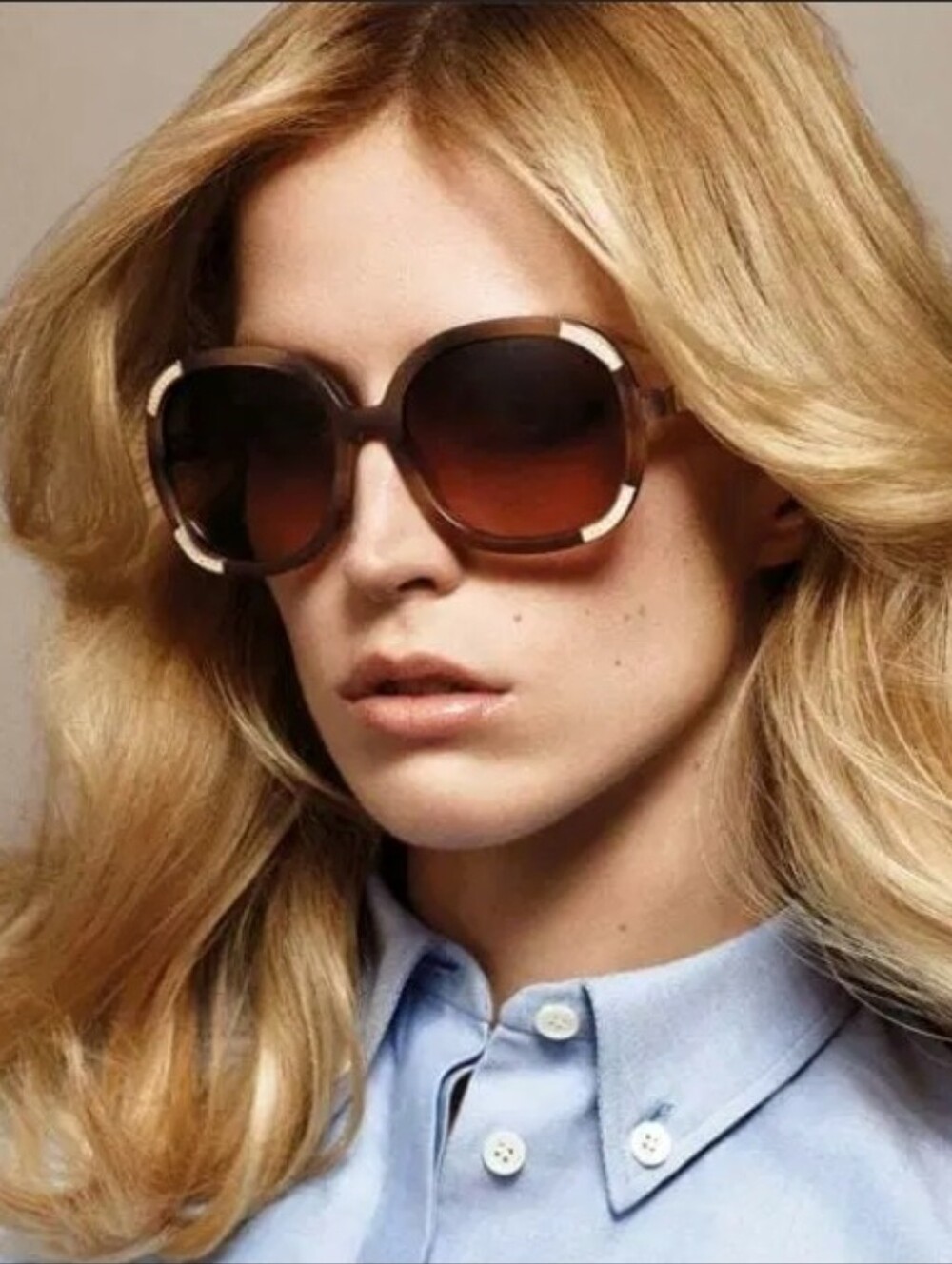 Chloe Tortoise Shell Sunglasses